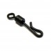 Matt Black Quick Change Flexi Rolling Swivels Size 12